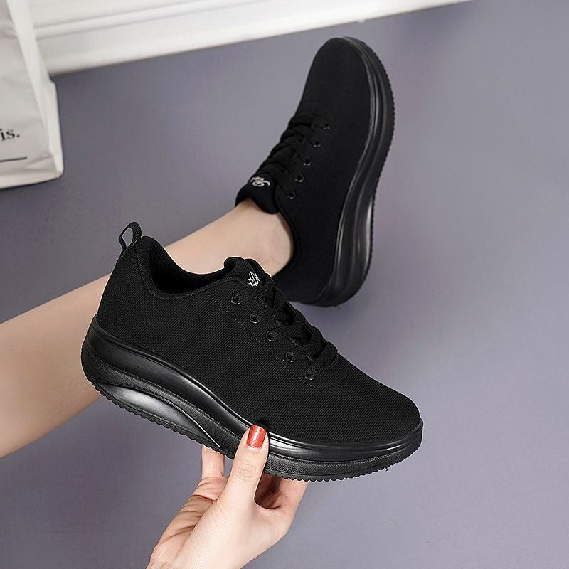 Hazina - Zapatillas Deportivas Ortopédicas Con Cuña De Estilo Informal