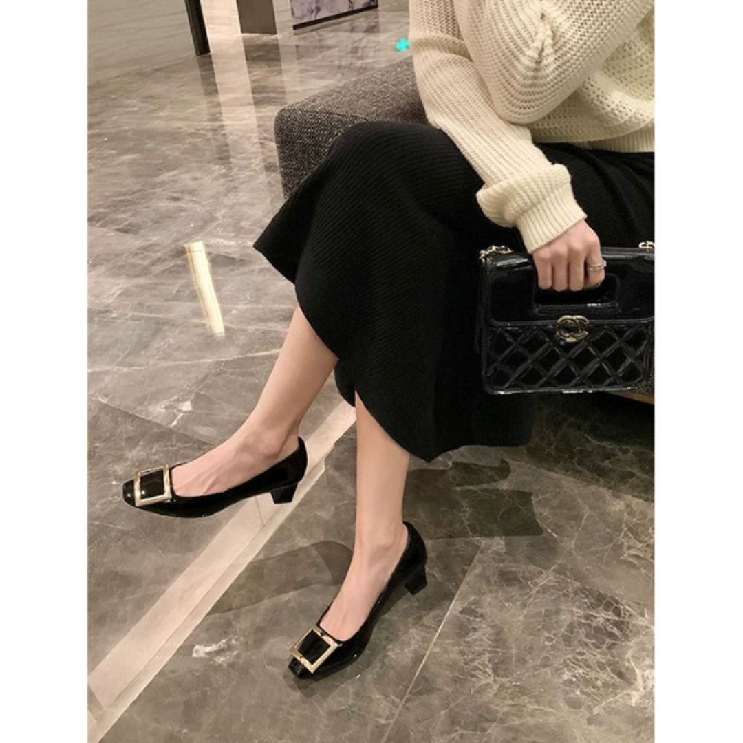 Teoona - Elegantes Sandalias Con Puntera Cuadrada