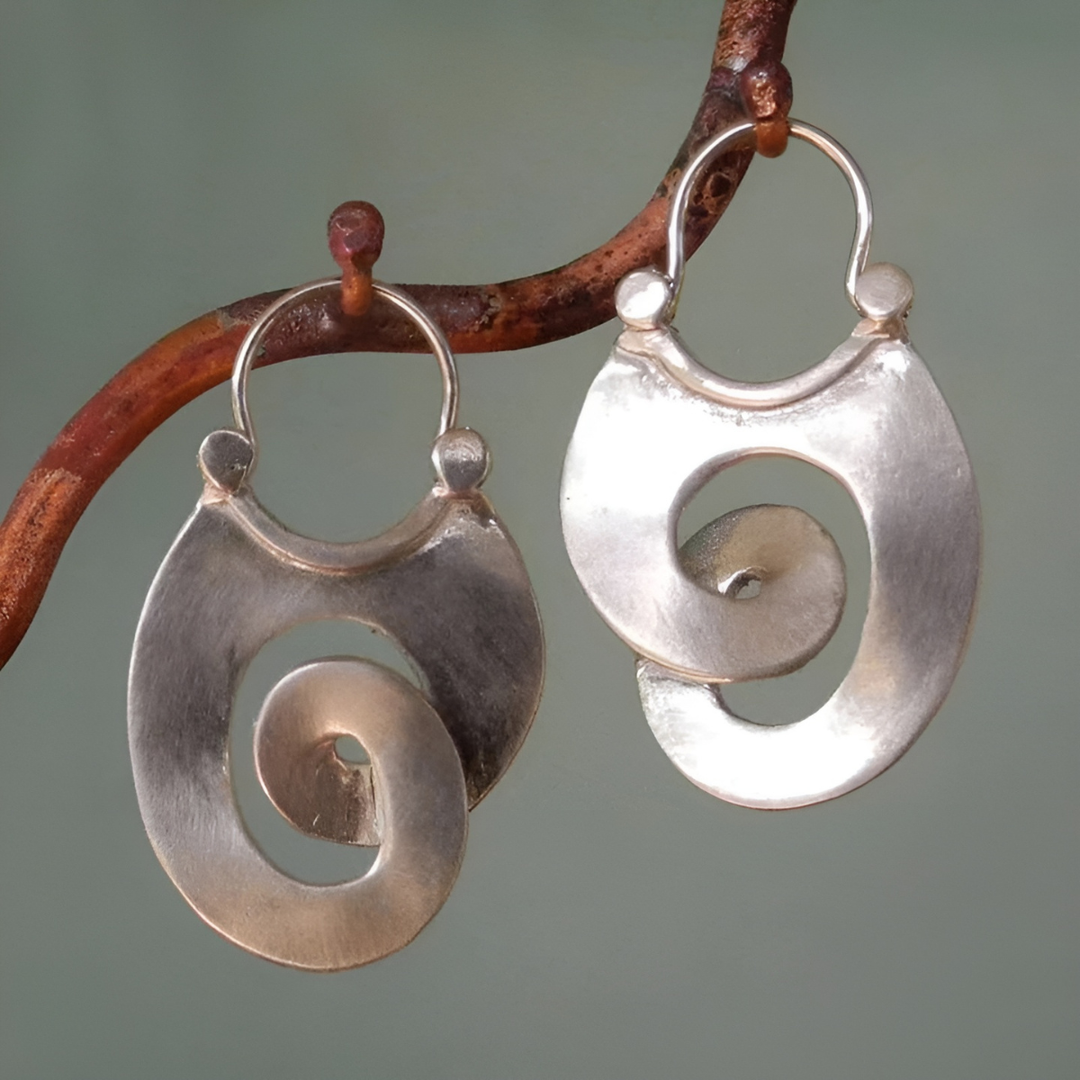 Hrafna - Pendientes Vintage
