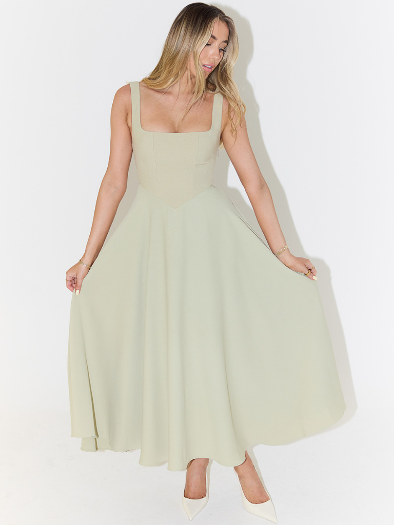 Zinovia - Elegante Vestido Sin Mangas