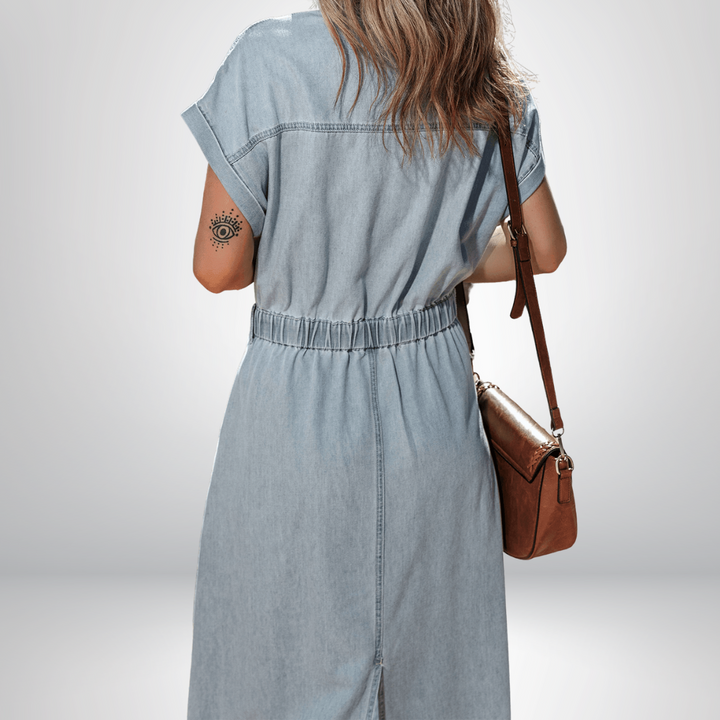 Brygida - Elegante Vestido Vaquero