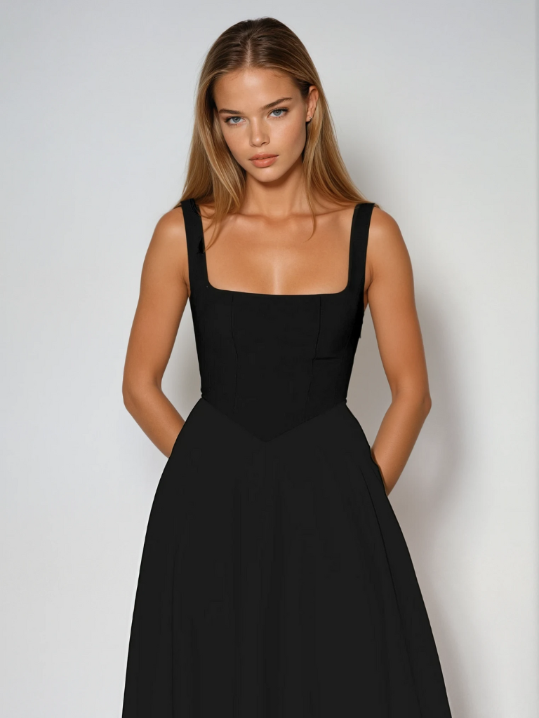 Zinovia - Elegante Vestido Sin Mangas