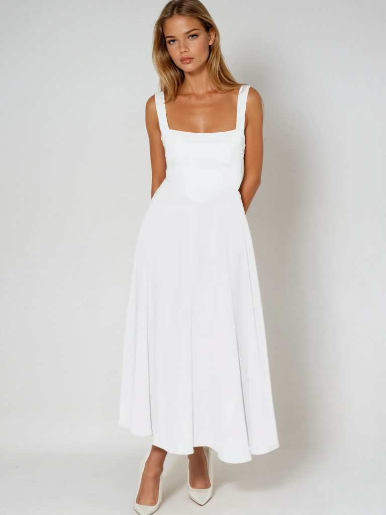 Zinovia - Elegante Vestido Sin Mangas