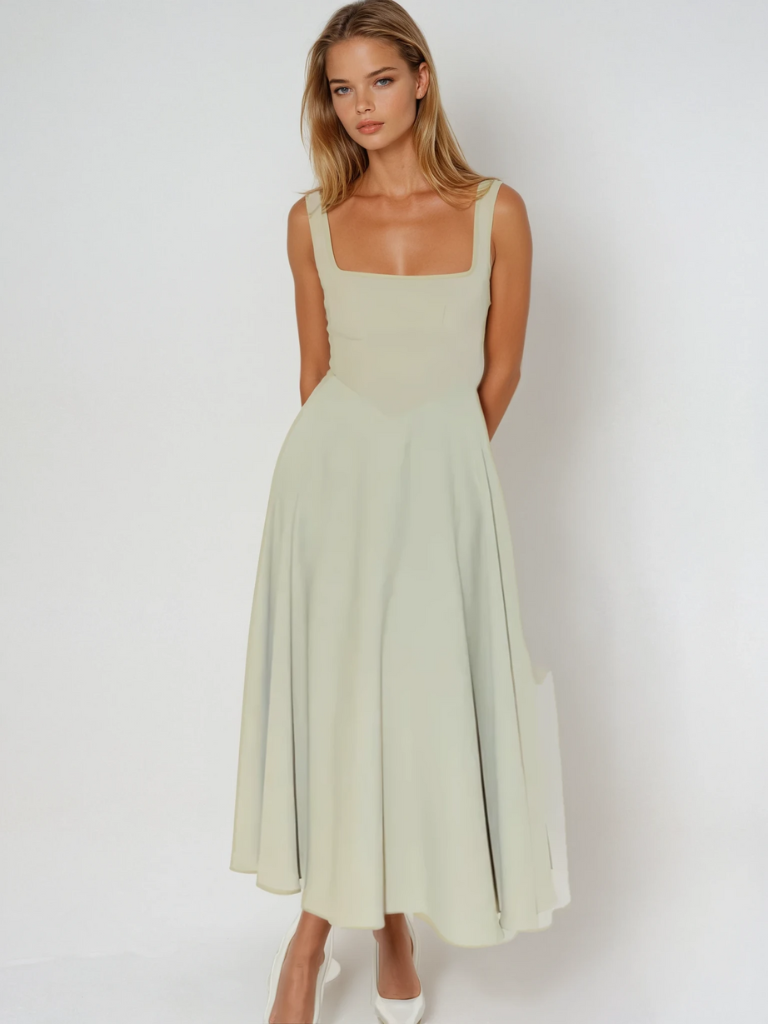 Zinovia - Elegante Vestido Sin Mangas