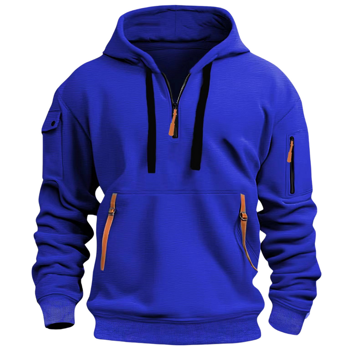 Ludomir - Sudadera Con Capucha Manga Larga Y Múltiples Bolsillos