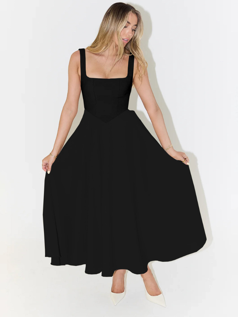 Zinovia - Elegante Vestido Sin Mangas