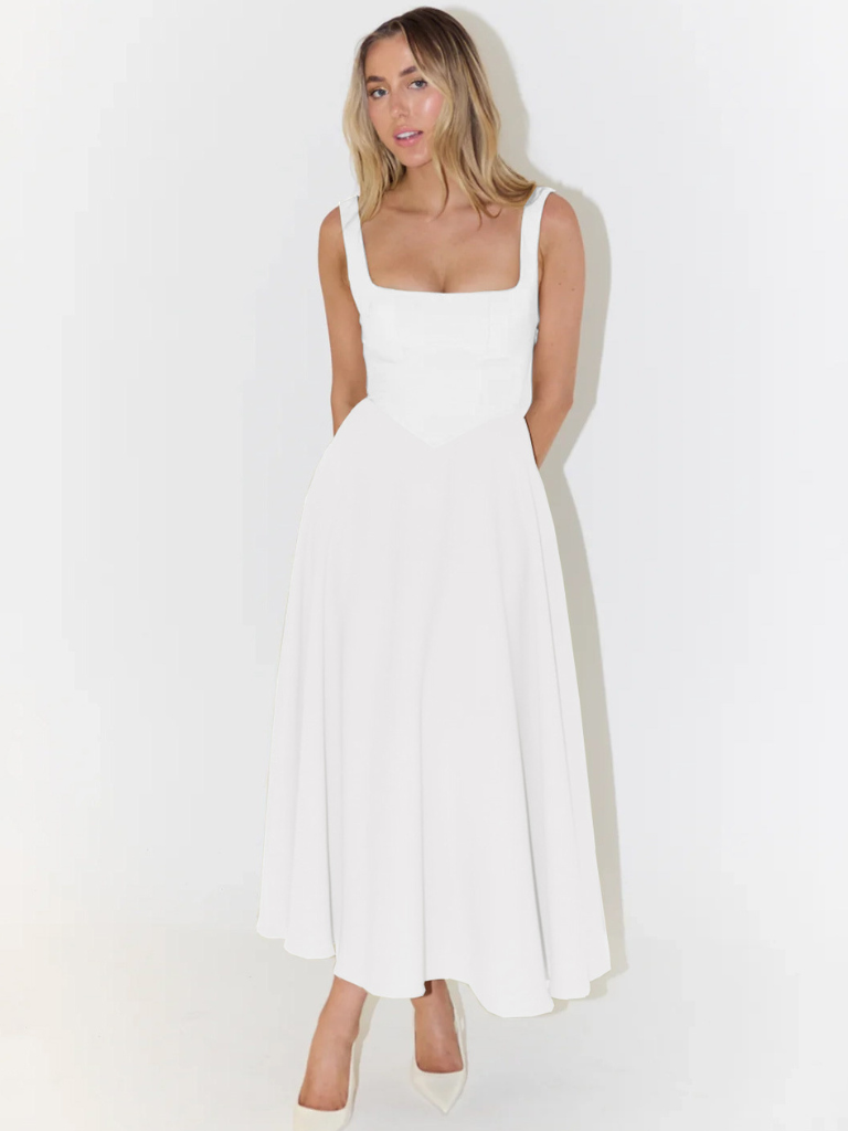 Zinovia - Elegante Vestido Sin Mangas