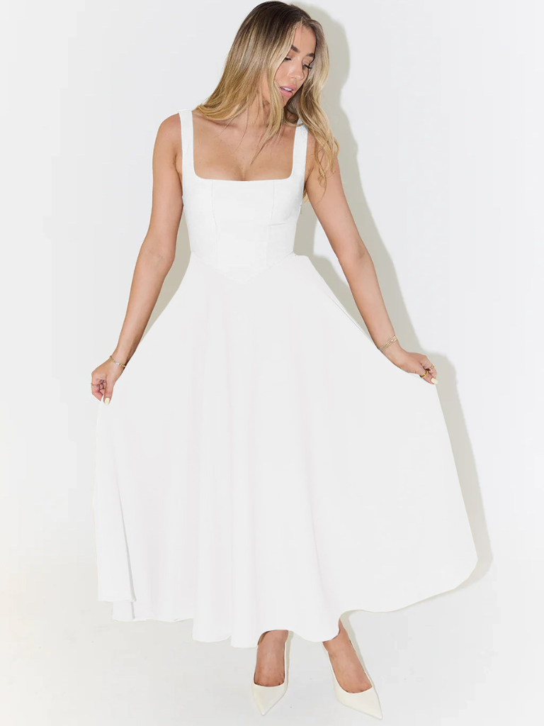 Zinovia - Elegante Vestido Sin Mangas