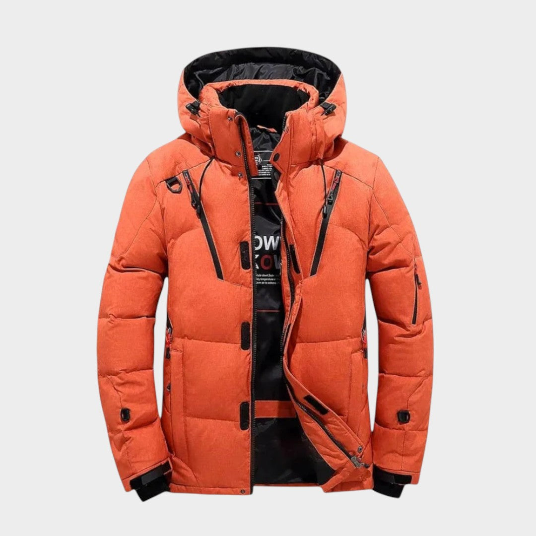 Alaxis - Chaqueta Acolchada Con Capucha y Bolsillos con Cremallera
