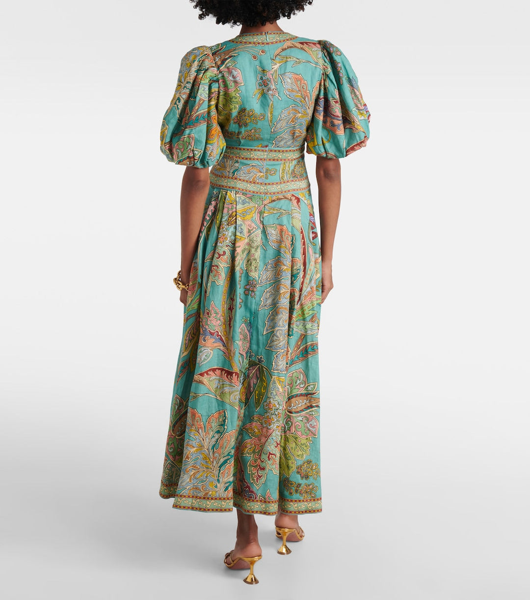 Taliqua - Vestido Estampado De Manga Corta A La Moda