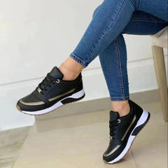 Ansab - Zapatos Con Cordones y Suela Gruesa