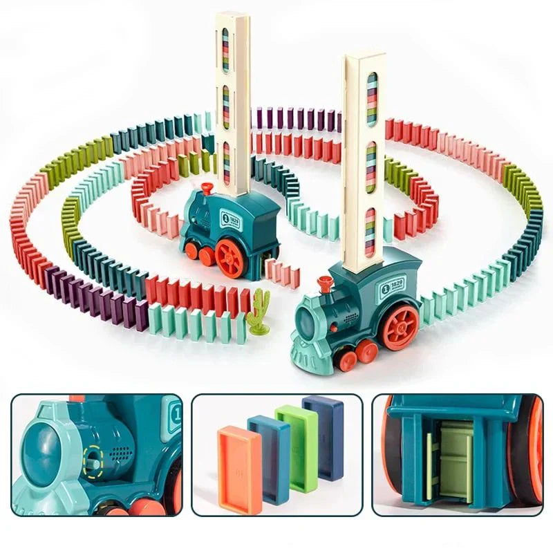 TrackMaster - Tren Automático Montessori con Dominó