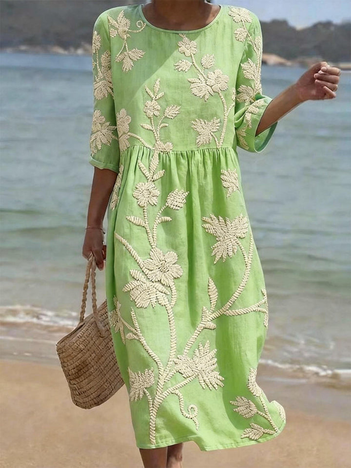Kleopatra - Vestido Vintage Bordado