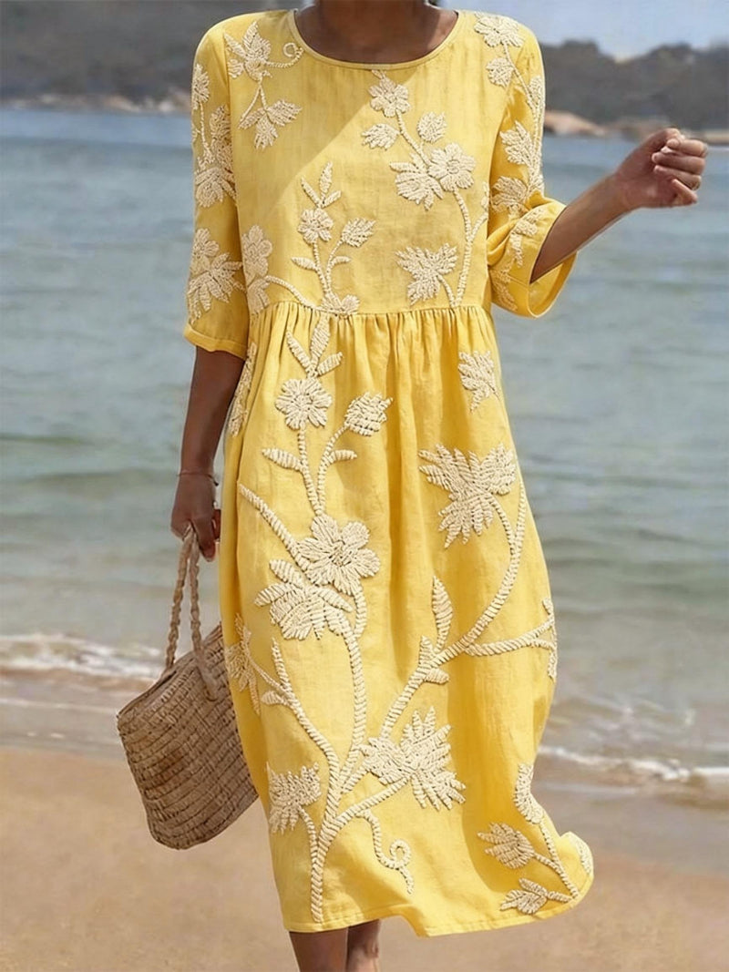 Kleopatra - Vestido Vintage Bordado