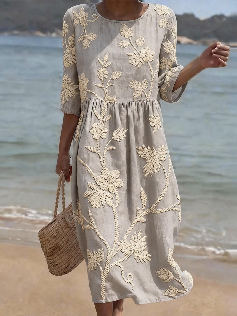 Kleopatra - Vestido Vintage Bordado