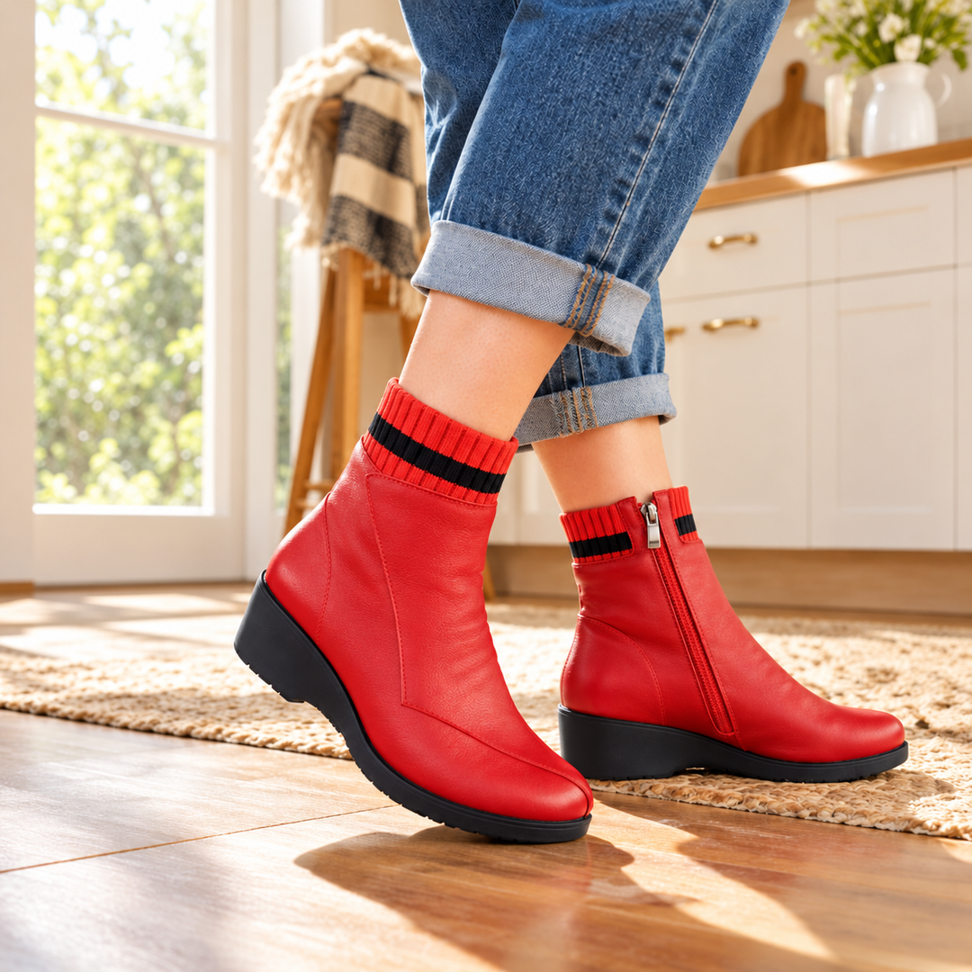 Nickia - Botines Con Cremallera Lateral