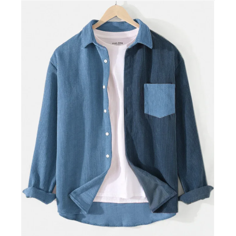 Geraldus - Empalme Camisa Abotonada de Pana