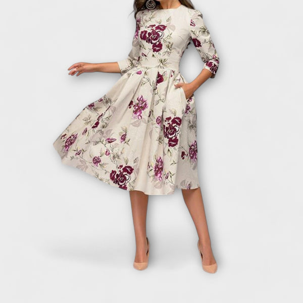 Jeri - Elegante Vestido Hasta La Rodilla