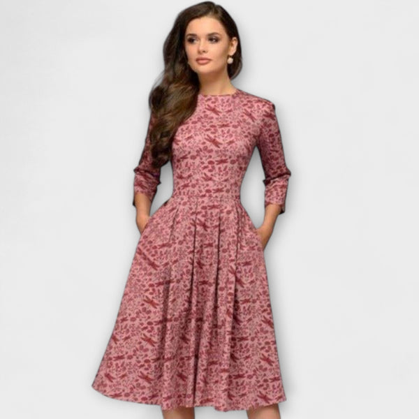 Jeri - Elegante Vestido Hasta La Rodilla