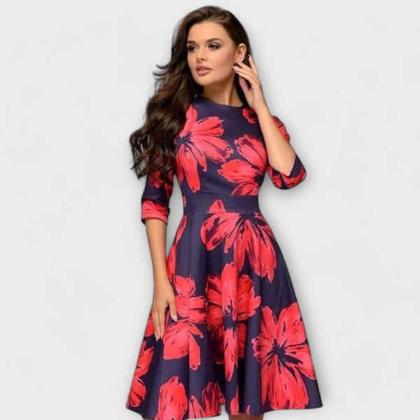 Jeri - Elegante Vestido Hasta La Rodilla