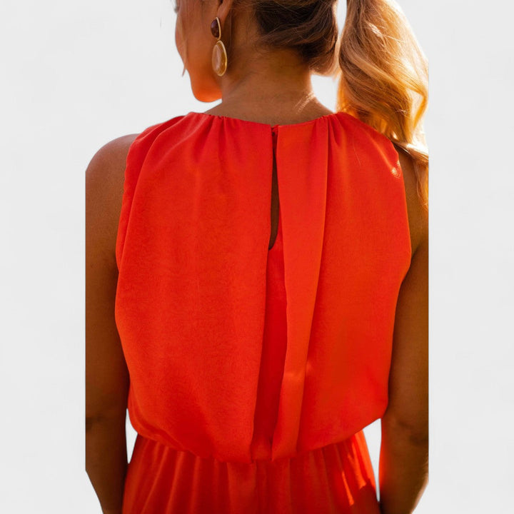 Danella - Elegante Vestido Midi Sin Mangas