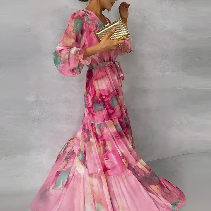 Marizanne - Elegante Vestido Plisado De Verano