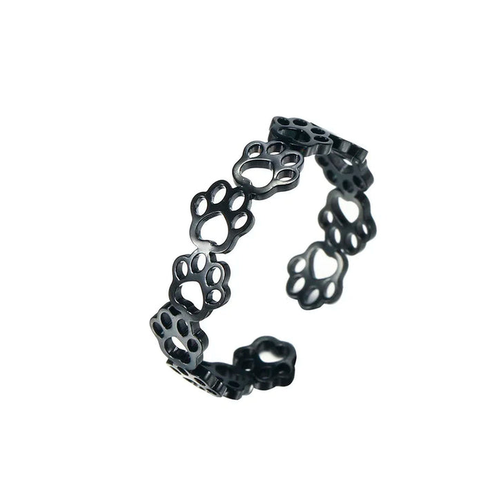 PawCharm - Anillo Ajustable con Huella de Pata
