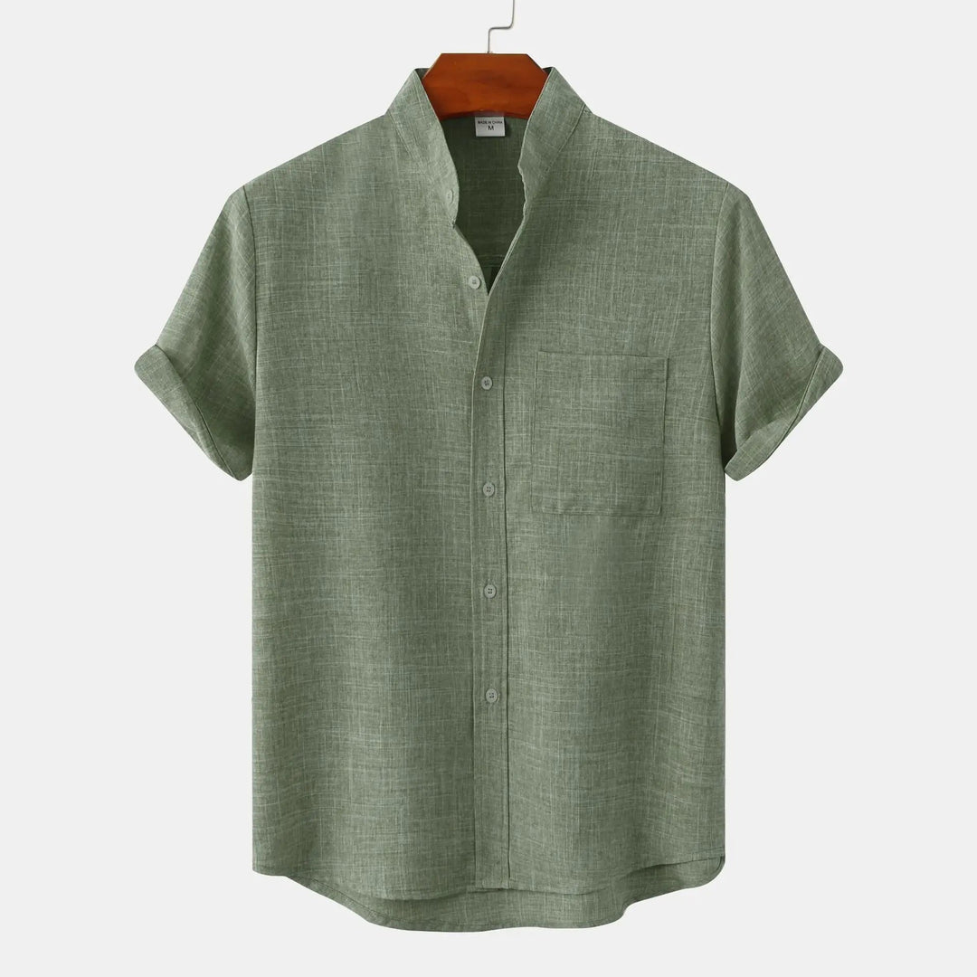 Gerardo - Camisa De Lino De Manga Corta