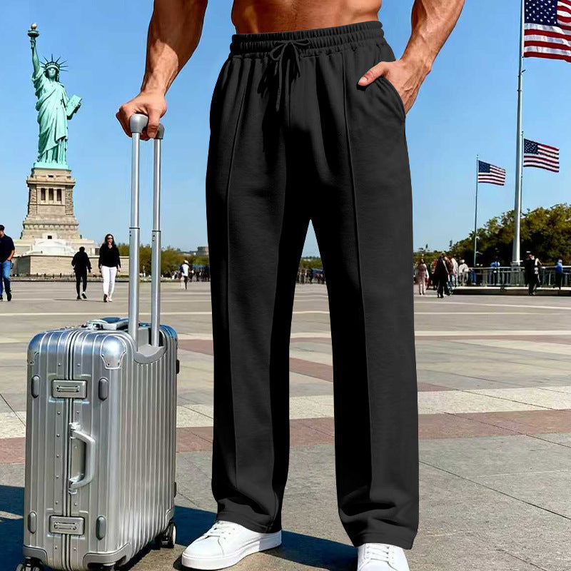 Semih - Pantalones Con Cordón Y Bolsillos Laterales