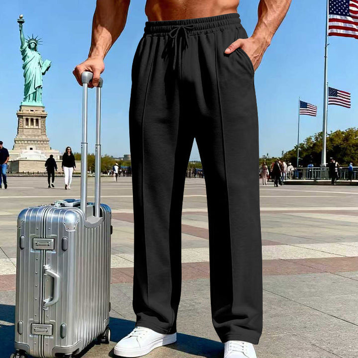 Semih - Pantalones Con Cordón Y Bolsillos Laterales