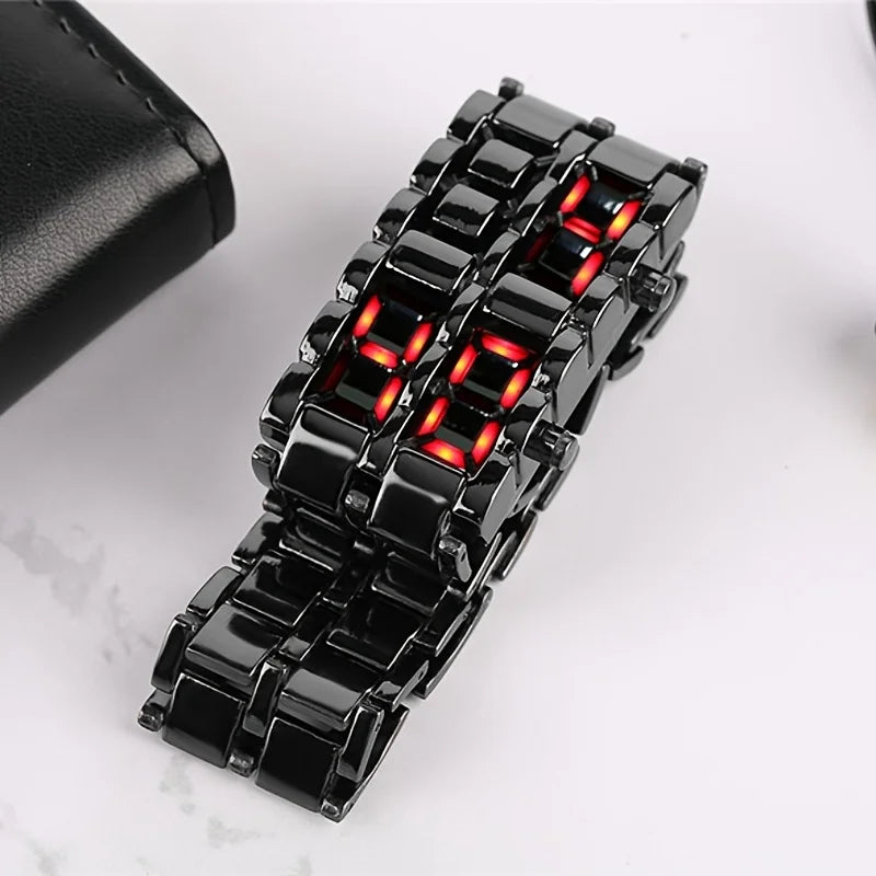 Veltrix - Reloj Con Pantalla Digital De Acero Inoxidable