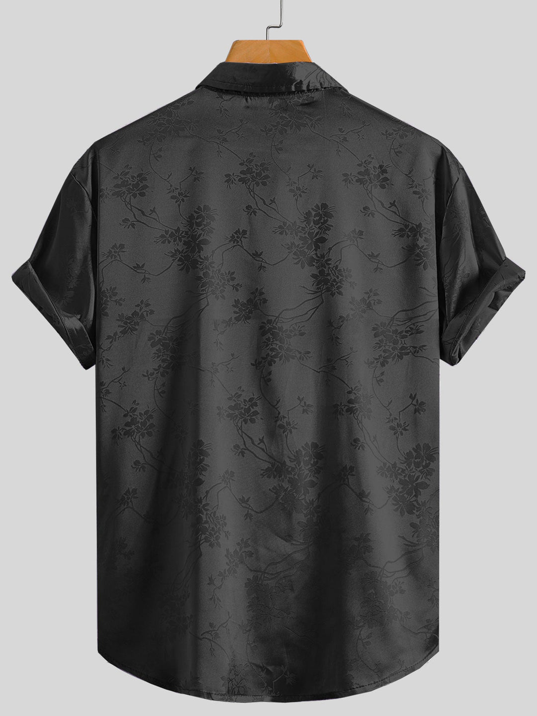Bogdan - Elegante Manga Corta Impreso Camisa