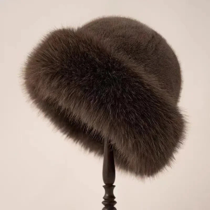 Yalova - Gorro Cálido de Pelo Mullido