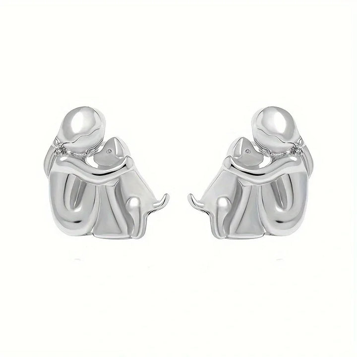 LoveWhisker - Pendientes Con Icono De Perro
