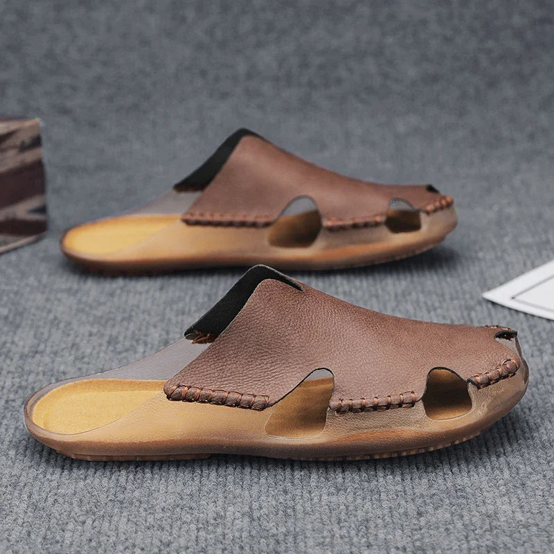 Hyman - Sandalias De Cuero Bayford