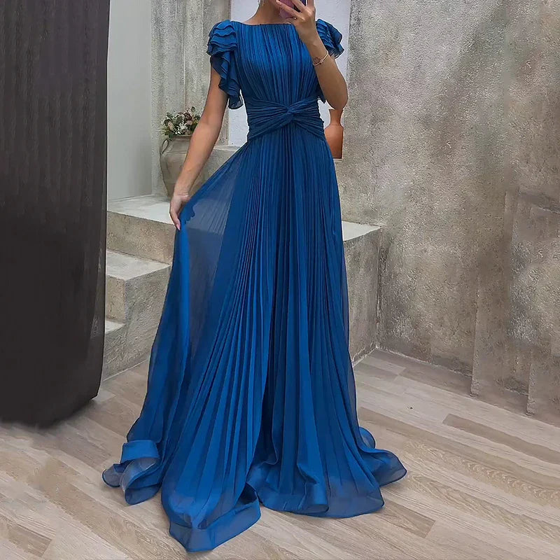Roery - Vestido Largo Plisado
