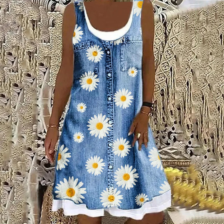 Natasza - Vestido Vaquero Suave y Elegante