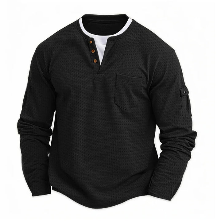 Tikhon - Elegante Camisa De Manga Larga Con Bolsillos