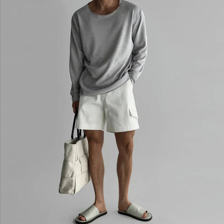 Arturo - Camisa De Cuello Redondo Y Manga Larga