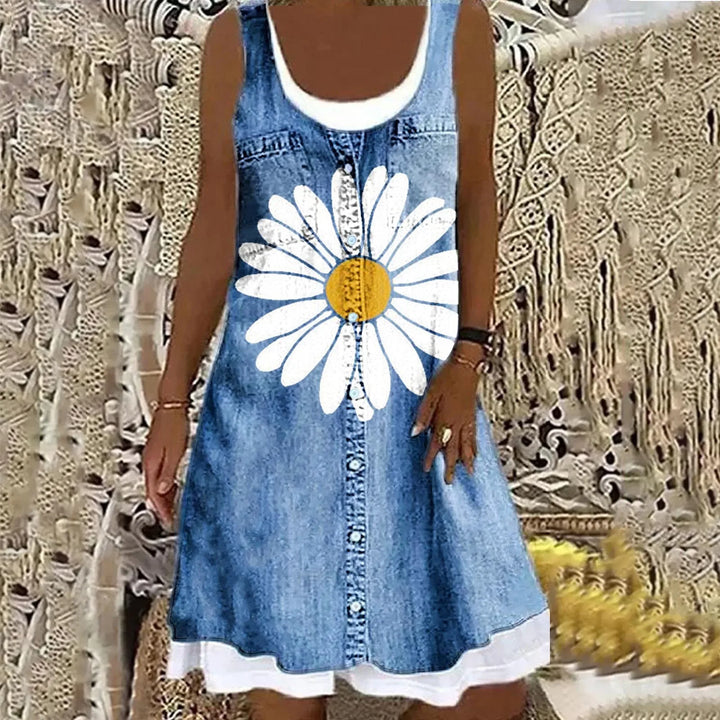 Natasza - Vestido Vaquero Suave y Elegante