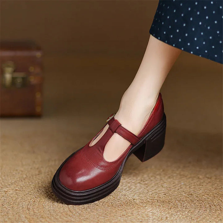 Maral - Zapatos De Tacón Grueso Tipo Bloque