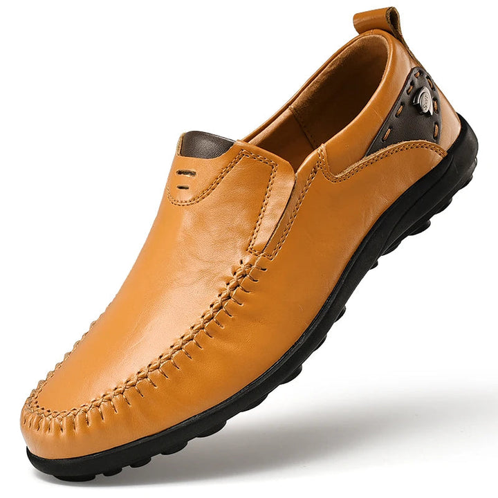 Shalav - Zapatos Casuales De Cuero Sin Cordones