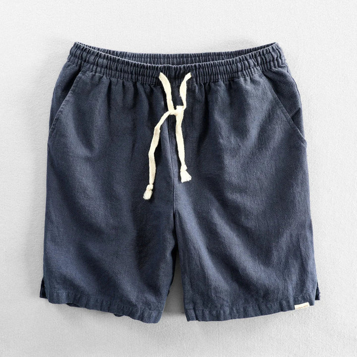 Leo - Pantalones Cortos De Lino Informales