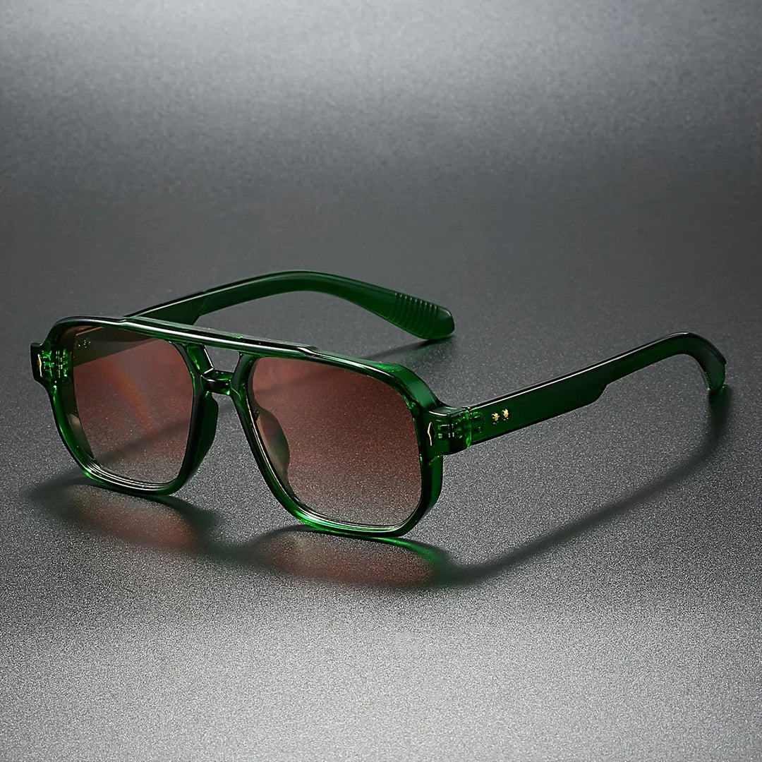 LumeSight - Gafas De Sol Cuadradas Con Doble Puente