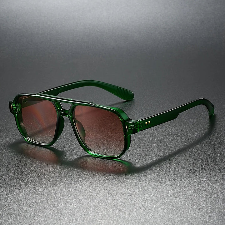 LumeSight - Gafas De Sol Cuadradas Con Doble Puente