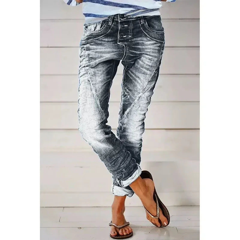 Shauni - Pantalones Elásticos Vintage