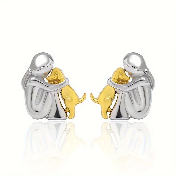 LoveWhisker - Pendientes Con Icono De Perro