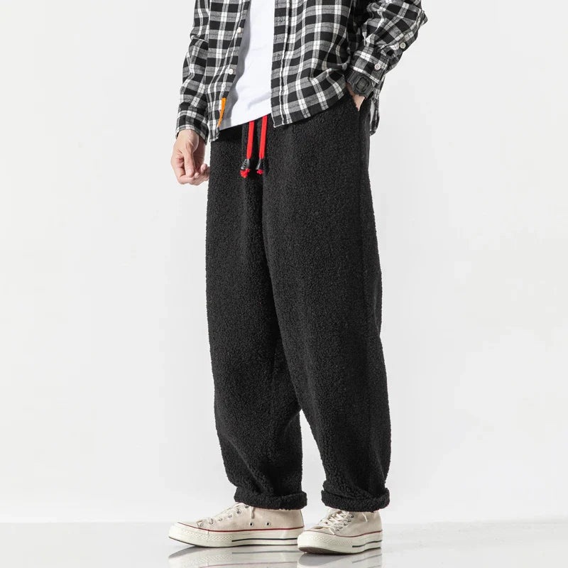 Juaib - Pantalones De Chándal De Forro Polar