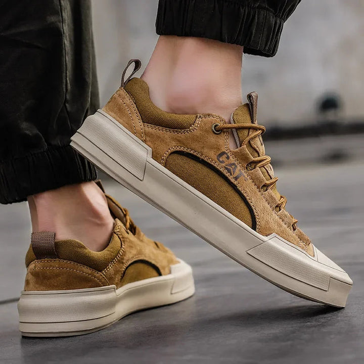 Atherton - Zapatillas Deportivas Informales de Ante Con Cordones