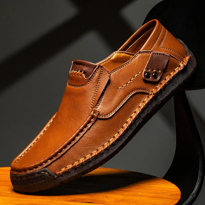 Razal - Elegantes Mocasines Sin Cordones De Piel